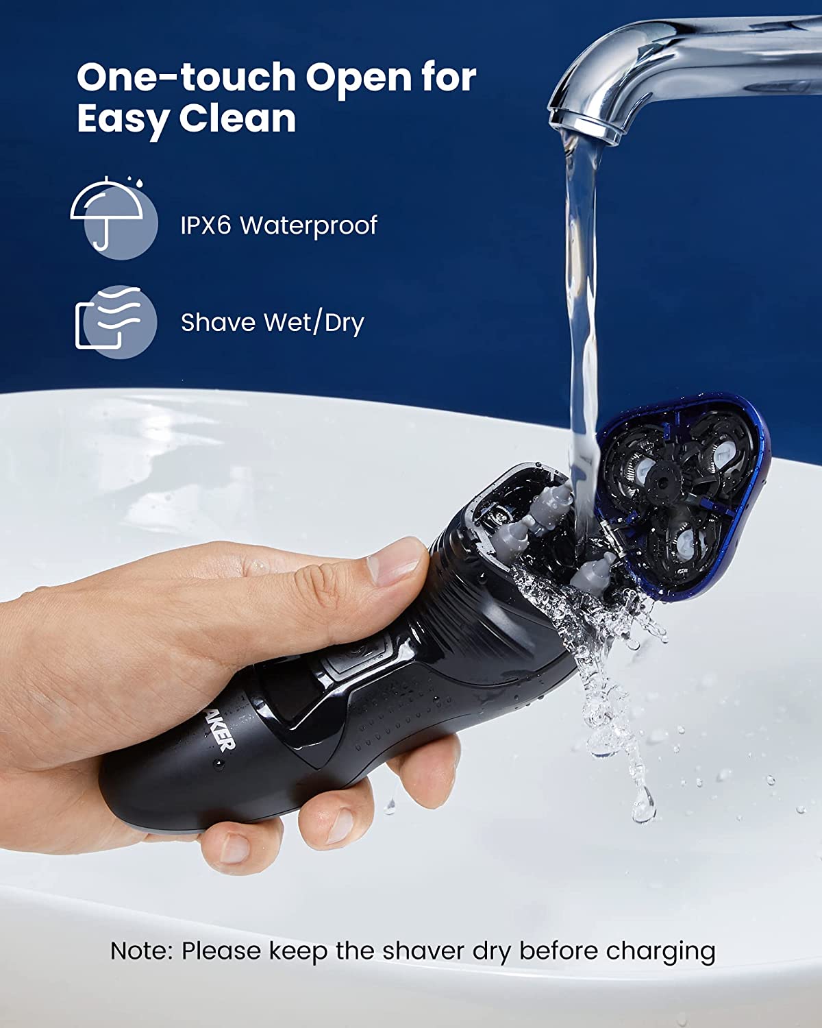GLAKER Electric Razors for Men
